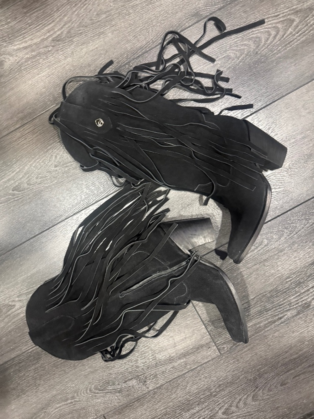 Brother Vellies Fringe Cowboy Boots